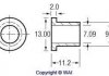 Втулка WAI 6282200 (фото 2)