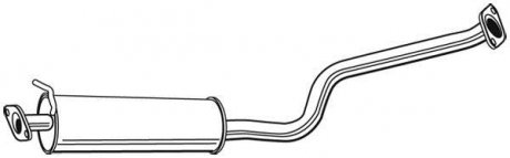 Средний глушитель выхлопных газов WALKER 22388