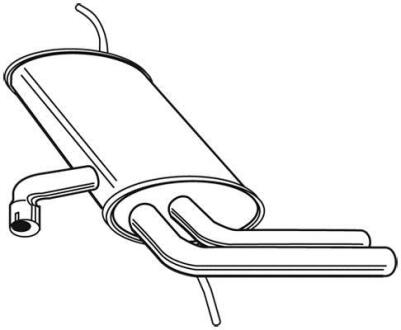 Глушник вихлопних газів (кінцевий) WALKER 23259 (фото 1)