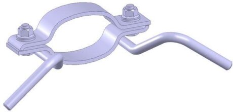 Монтажний елемент випускної системи (тримач) VOLVO S60 I, S80 I, V70 II, XC70 I 2.4/2.4D/2.5 03.00-04.10 WALKER 80352