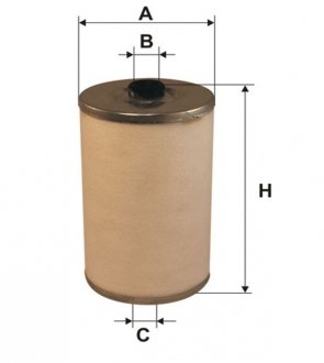 Фильтрующий элемент топливного фильтра (ETALON * 2шт.) WIX FILTERS 33112FE (фото 1)