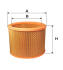 Фильтр воздушный /AR200 (WIX-Filtron) WIX FILTERS 93365E (фото 1)