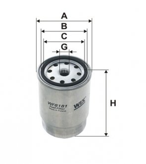 Фильтр топливный WIX FILTERS WF8181