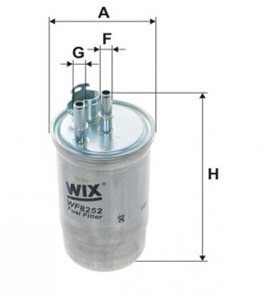 Фильтр топливный WIX(PP 838/3) WIX FILTERS WF8252