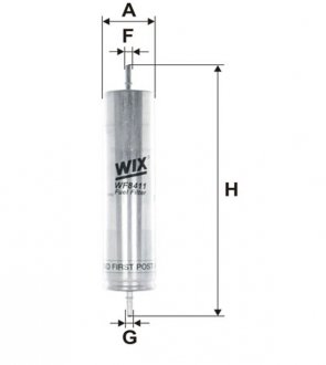 Фільтр паливний (вир-во WIX-FILTERS) WIX FILTERS WF8411
