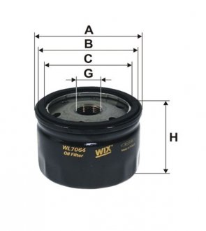 Масляний фільтр WIX FILTERS WL7064 (фото 1)
