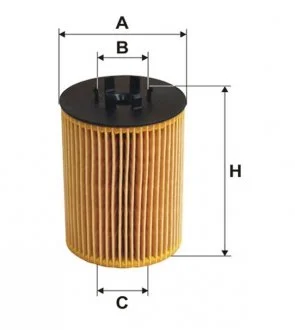 Фільтр масляний двигуна /672/1 (WIX-FILTERS) WIX FILTERS WL7449