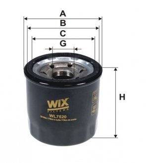 Фільтр масляний WIX FILTERS WL7520 (фото 1)