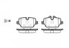 Гальмівні колодки зад. BMW 3(E90)/1(E81) 04-13 (TRW) P1032300