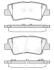 Гальмівні колодки зад. Hyundai i30/i40 11-/Kia Cee\'d 1.6-3.3 12- (akebono) WOKING P12623.52 (фото 1)