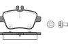 Колодки тормозные дисковые MB A 04>12 13>18 B 11>18 GLA 13> / задн (P15773.00) W P1577300