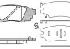 Колодки тормозные дисковые задние Lexus Rx (agl2_, ggl2_) 3.5 15- (P17363.10) WO P1736310