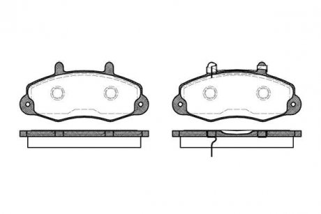 Колодки гальмівні WOKING P2913.02