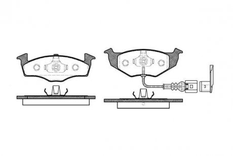 Колодки гальмівні WOKING P7093.11