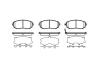 Гальмівні колодки перед. Subaru Impreza 02-/Forester 02- (akebono) WOKING P8513.11 (фото 1)