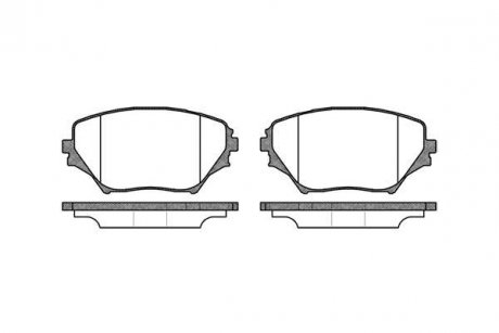 Тормозные колодки перед. Toyota RAV4 94-05 (sumitomo) WOKING P9133.00