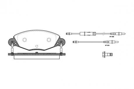 Колодки тормозные WOKING P927304