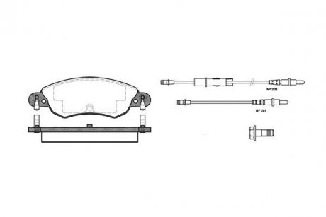 Колодки тормозные WOKING P929304