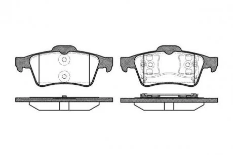 Гальмівні колодки WOKING P9423.00