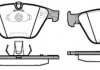 Гальмівні колодки перед. BMW 5 (F10) 10- (ATE) (155,1x68,5x18,9) P9573.20