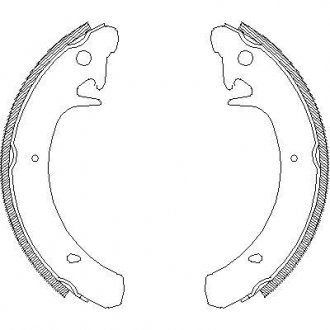 Колодки тормозные WOKING Z4129.00 (фото 1)