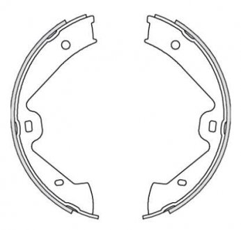 Колодки стояночного тормоза (Remsa) Porsche Cayenne 10>, VW Touareg II WOKING Z4675.00