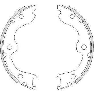 Колодки гальмівні WOKING Z4738.00