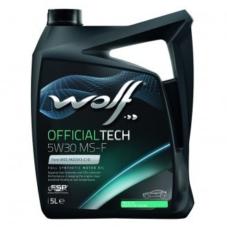 Моторна олія Officialtech MS-F 5W-30 синтетична 5 л Wolf 8308819