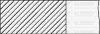 Кільця поршневі Fiat Doblo 1.9JTD 01- (82.00mm/STD) (2-2-2) 9109399000