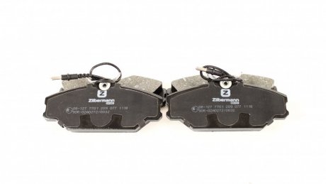 Колодки гальмівні дискові передні, комплект Zilbermann 08-127 (фото 1)