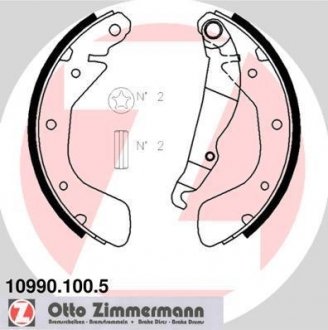 Комплект тормозных колодок ZIMMERMANN 109901005 (фото 1)