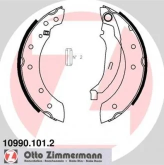 Гальмівні колодки (набір) ZIMMERMANN 10990.101.2