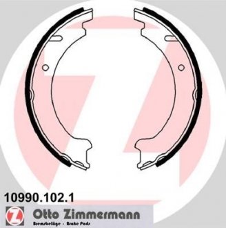 Тормозные колодки ручного тормоза ZIMMERMANN 109901021 (фото 1)