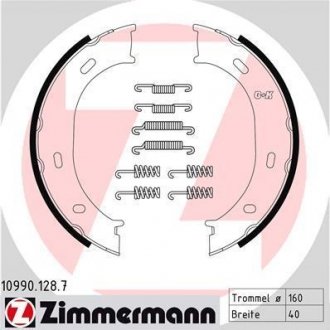 Комлект тормозных накладок ZIMMERMANN 10990.128.7