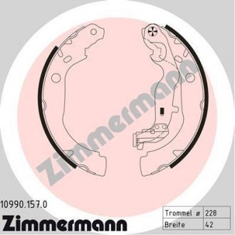 Комлект тормозных накладок ZIMMERMANN 109901570 (фото 1)