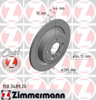 Тормозной диск ZIMMERMANN 150348920 (фото 1)