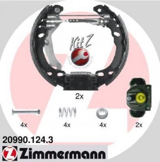 Гальмівні колодки (набір) ZIMMERMANN 209901243