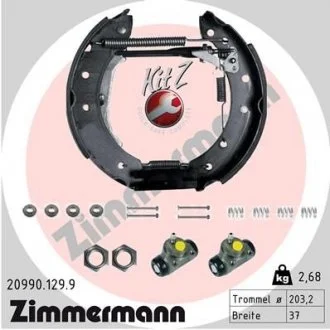 Комплект гальмівних колодок KIT Z ZIMMERMANN 209901299