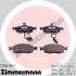 Тормозные колодки, дисковый тормоз (набор) ZIMMERMANN 213961801 (фото 1)
