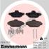 Комплект тормозных колодок, дисковый тормоз ZIMMERMANN 214361704 (фото 1)