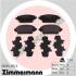 Комплект тормозных колодок, дисковый тормоз ZIMMERMANN 230941652 (фото 1)