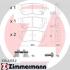 Колодки тормозные зад. hyundai, kia getz (tb) 1.5 crdi 03.2003 - 09.2005 ZIMMERMANN 235431552 (фото 1)
