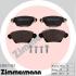 Комплект тормозных колодок, дисковый тормоз ZIMMERMANN 235571701 (фото 1)