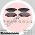 Комплект тормозных колодок, дисковый тормоз ZIMMERMANN 239591752 (фото 1)