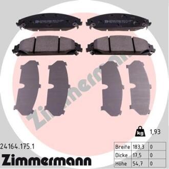 Передние Chrysler 300C, Dodge Charger, Challenger, Lancia Thema ZIMMERMANN 241641751