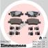 Комплект тормозных колодок, дисковый тормоз ZIMMERMANN 24664.160.2 (фото 1)