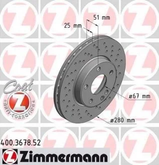 Автозапчасть ZIMMERMANN 400367852