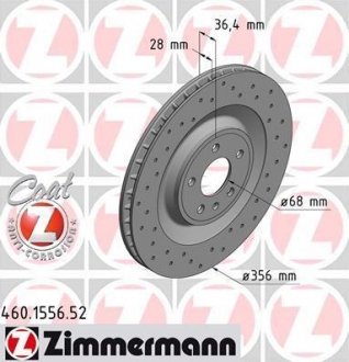 Автозапчасть ZIMMERMANN 460155652